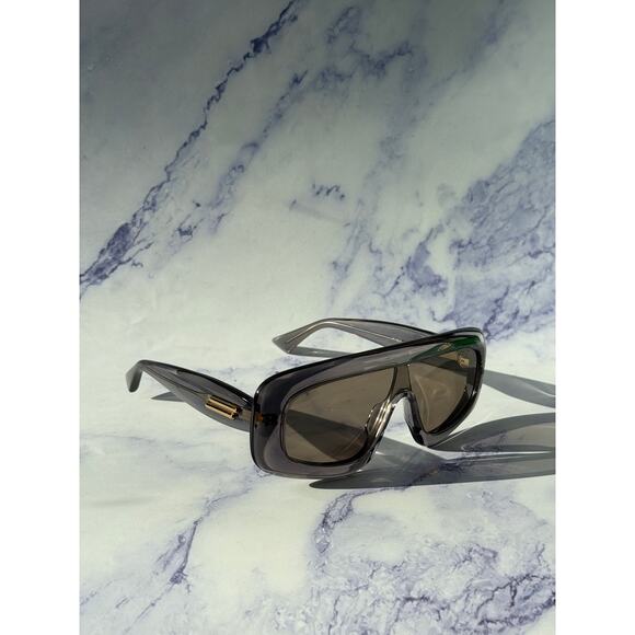 NEW Bottega Veneta BV1281S Grey Mask Sunglasses $595 main image 6